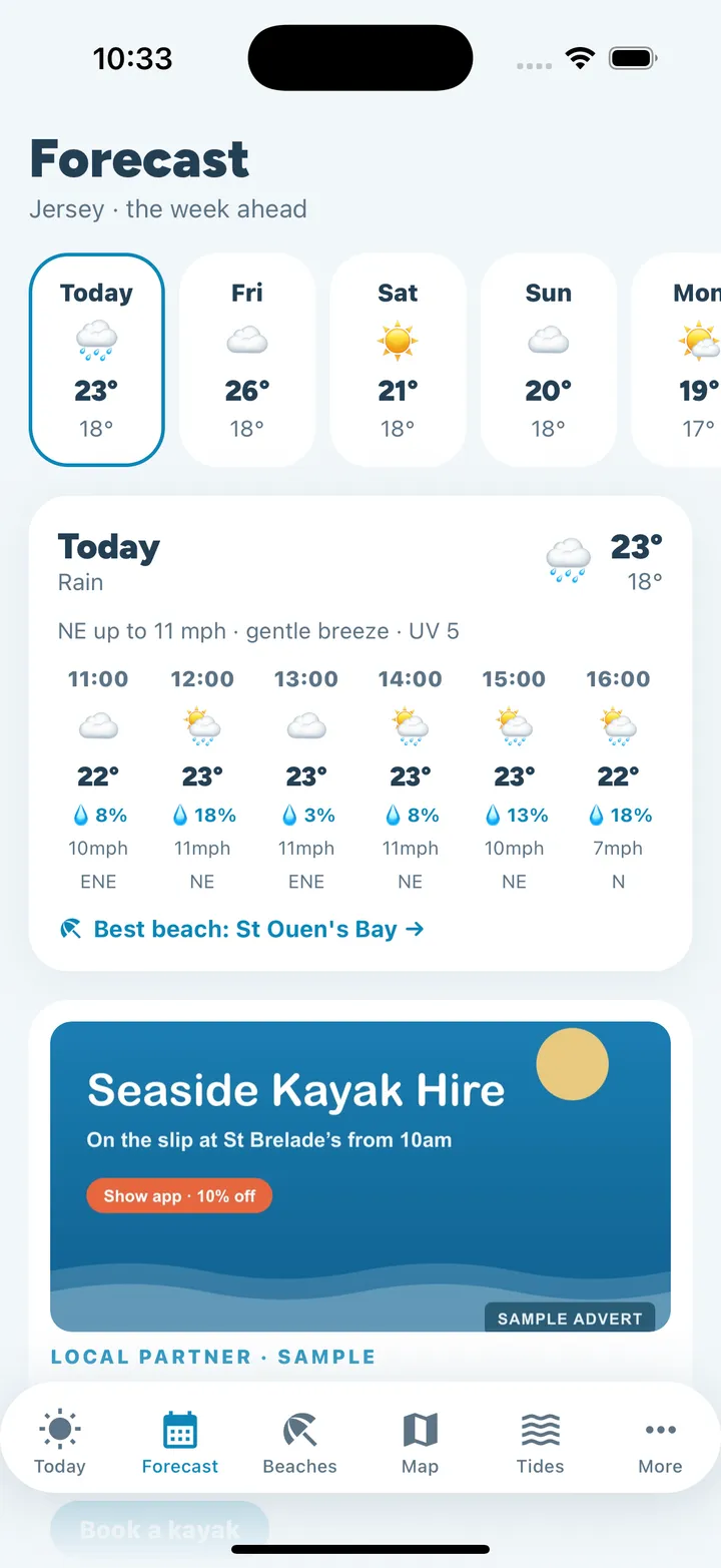 The week ahead, hour by hour
